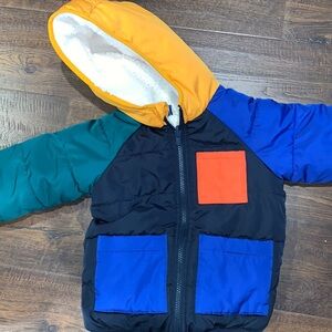 Kids 2T-Reversible jacket.